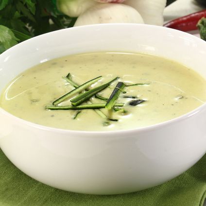 Soupe aux courgettes